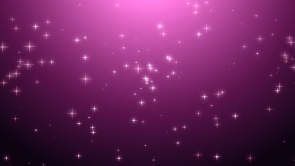 Christmas purple pink starry background.