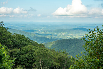 clouds over the mountain