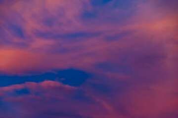 Obraz premium colorful clouds in the sky