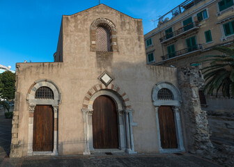 Fototapeta na wymiar Views of the Church of the Santissima Annunziata dei Catalani, Messina, Sicily, Italy