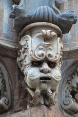 Views of various buildings of Messina, Sicily, Italy