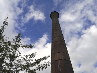 Foss Island Chimney York city England UK