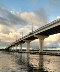 Bridge Over Calm Waters Florida USA