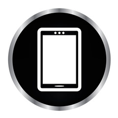 phone on a black button