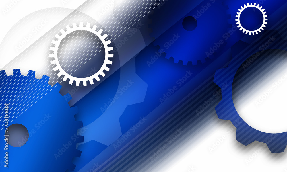Poster cogs and gear wheel mechanisms. hi-tech digital technology and engineering. abstract technical backg