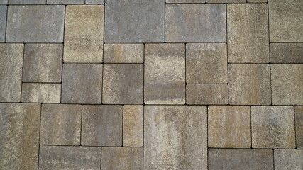 Natural stone wall texture. Rustic colorful surface floor pavement background. Texture tile
