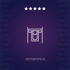 atm machine vector icon modern illustration