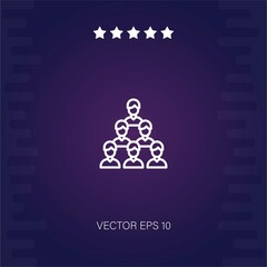 network vector icon modern illustration