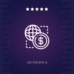 economy vector icon modern illustration