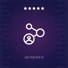 network vector icon modern illustration