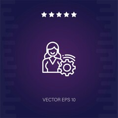 skill vector icon modern illustration