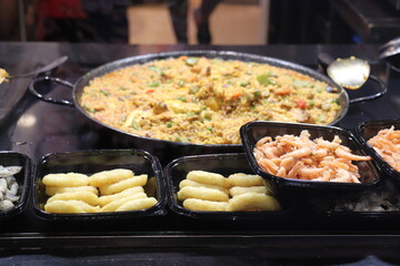 Fresh made paella