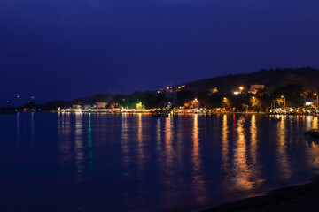 night view of the city