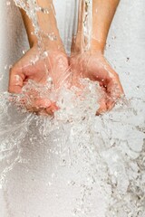 Water Pouring on Hands
