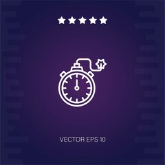 stopwatch vector icon modern illustration