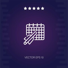 calendar vector icon modern illustration