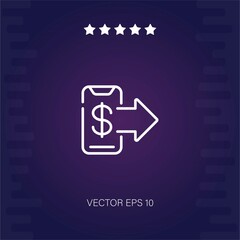 transfer vector icon modern illustration