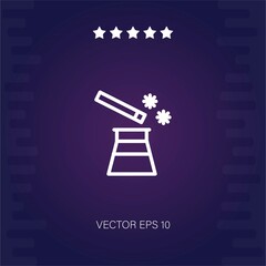magician vector icon modern illustration
