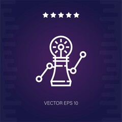 strategy vector icon modern illustration