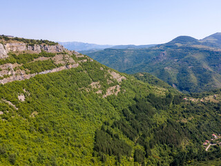 Fototapeta na wymiar Aerial view of Iskar river Gorge, Bulgaria