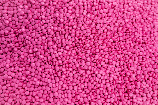 Lots of pink pills. Abstract medical picture.