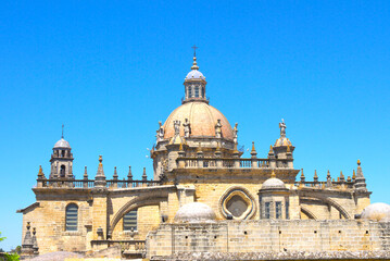 Seville cathedral Giralda tower of Sevilla, Andalusia, Spain.