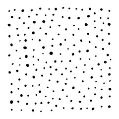 Hand-drawn sketch pen pattern of abstract small circles.