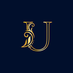 Luxury Initial line logo