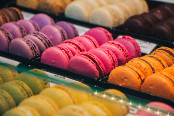 macaroons on a tray