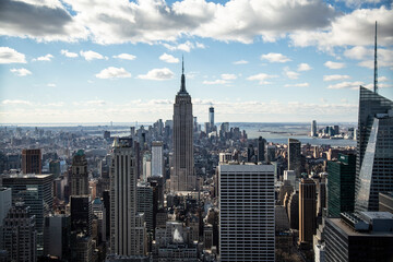 Fototapeta na wymiar New York City, view from top of the Rock