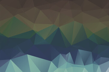 Fototapeta premium Dark Multicolor vector texture with colored Low Poly background Decorative vector