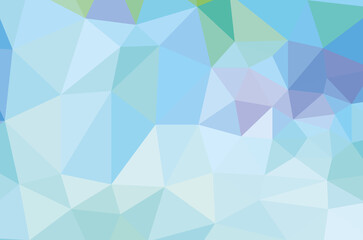 Obraz premium Abstract blue vivid triangle geometrical background, vector Illustration