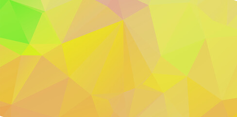 Fototapeta premium Creative design yellow template random bright colors low poly background