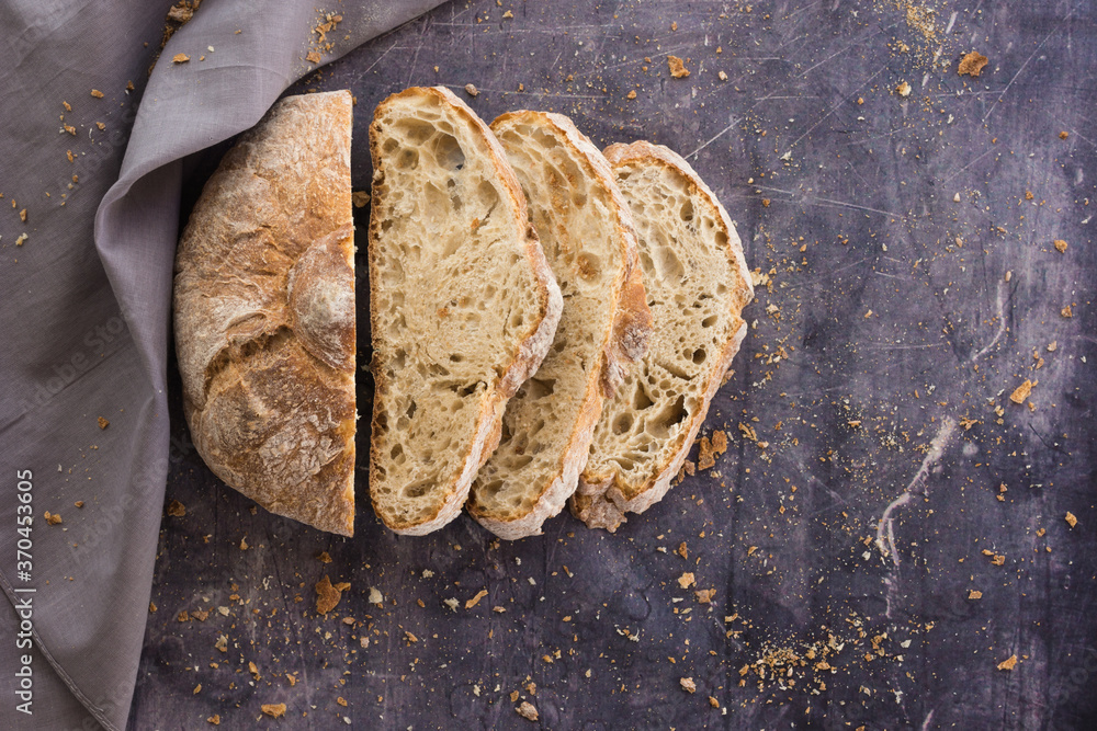 Wall mural ecological rustic bread