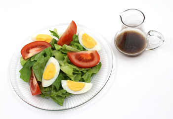 salad with fresh vegetables