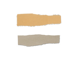 Collection of Recycled paper,crumpled paper,unfolded piece paper on white background