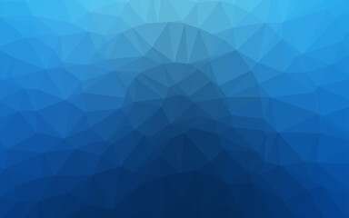 Fototapeta na wymiar Light BLUE vector abstract mosaic background.