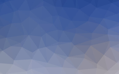 Obraz premium Light BLUE vector abstract mosaic background.