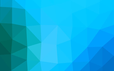 Fototapeta premium Light BLUE vector abstract polygonal layout.