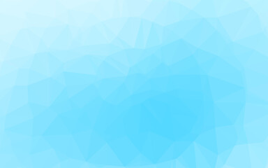 Fototapeta premium Light BLUE vector polygon abstract background.