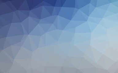 Light BLUE vector polygonal pattern.