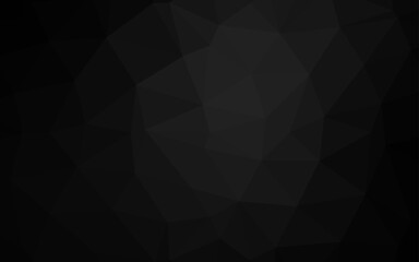 Obraz premium Dark Silver, Gray vector blurry triangle texture.