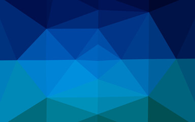 Light BLUE vector blurry triangle pattern.