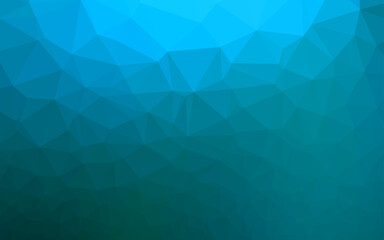 Obraz premium Light BLUE vector blurry triangle texture.