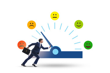 Concept of customer satisfaction with meter