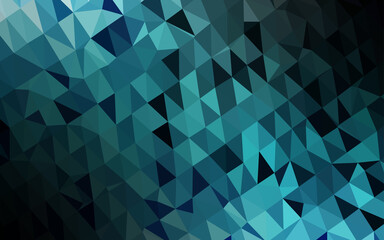 Obraz premium Light BLUE vector blurry triangle template.