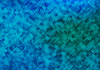 Light Blue, Green vector background with rectangles.