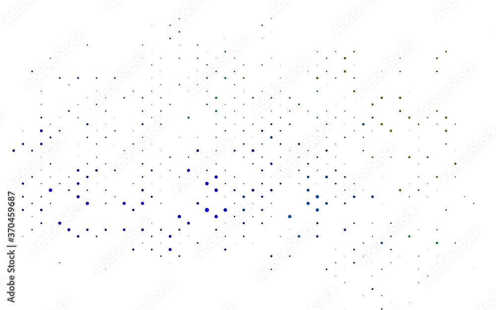 Poster light multicolor, rainbow vector background with bubbles.