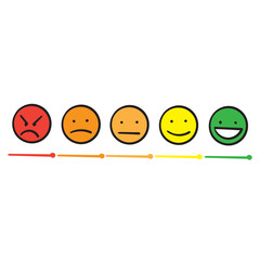 Naklejka premium hand drawn doodle user experience feedback emoticon vector