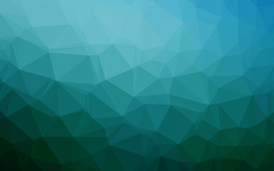 Light BLUE vector abstract mosaic background.